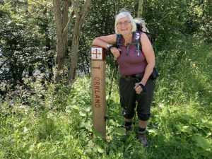 Alleke Wieringa op pelgrimstocht in Noorwegen