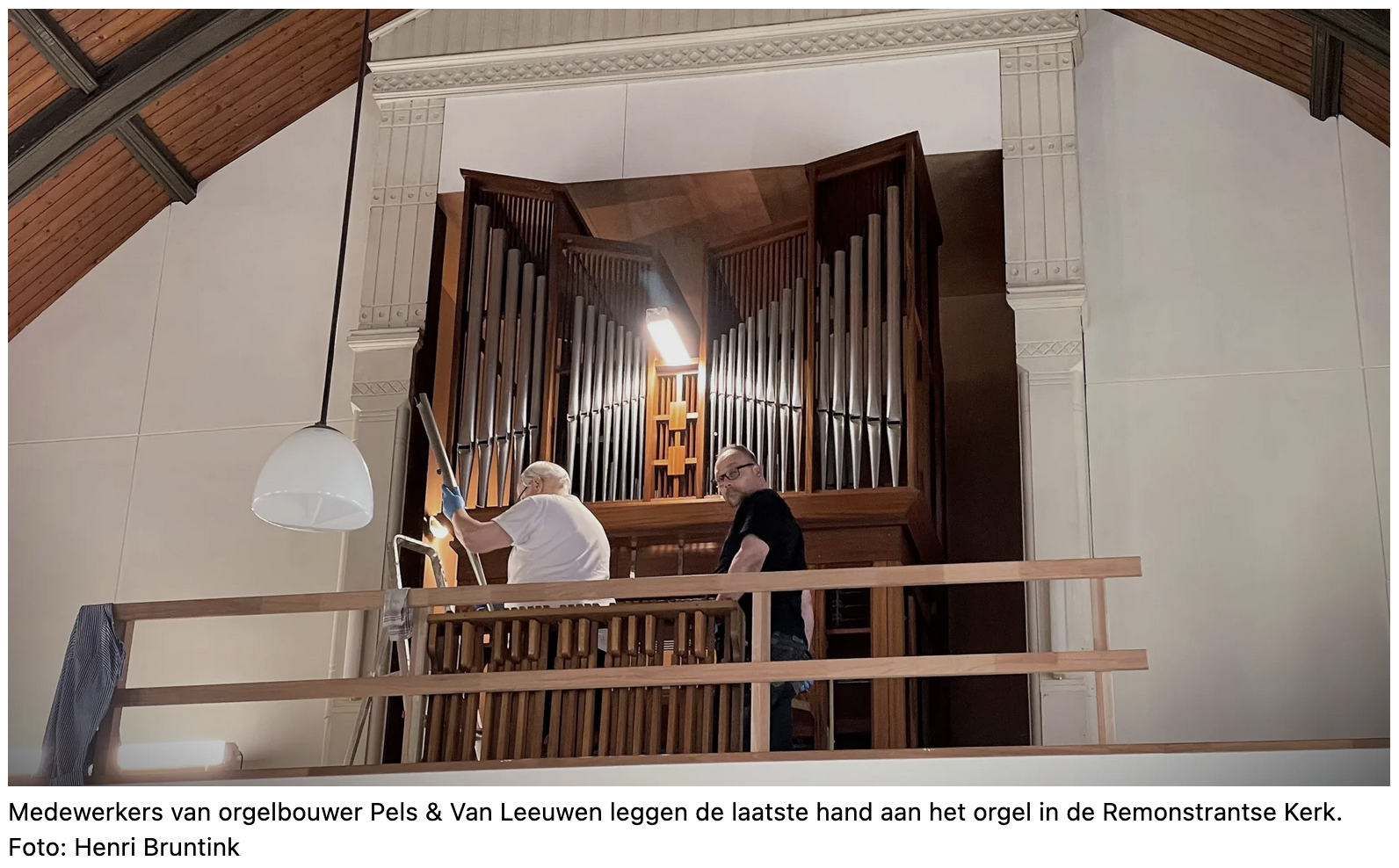 Nieuw orgel voor de remonstrantse kerk komt uit Zeeland